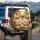 Boxer Dogs Driving Interior Road Trip Scenic Journey - Dog Lover Travel Gift Spare Tire Cover - 3