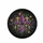 Ornate Shimmering Gold Purple Green Glitter Fleur de Lis - Luxury Home Decor Gift Spare Tire Cover - 4