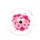 Fuchsia Pink Heart Gerbera Daisy Floral Blooms - Everyday Vehicle Decor Spare Tire Cover - 4