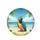 Macaw Tropical Island Beach - Golden Shore Wildlife Lover Travel Essentials Spare Tire Cover - 4