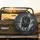 Majestic Lion Striking Yellow Eyes Flowing Mane - Wildlife Lover Gift Spare Tire Cover - 2