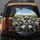 Miniature Schnauzers Driving Car Cityscape - Travel Essentials Dog Lover Gift Spare Tire Cover - 5