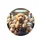 Golden Goldendoodle Poodle Puppies Car Scene Natural Landscape - Adventure Travel Gift Spare Tire Cover - 4