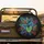 Lush Tropical Monstera Palm Fronds Exotic Leaf - Outdoor Adventure Vehicle Decor Gift Spare Tire Cover - 2