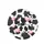 Black White Cowhide Pink Hearts Moo - Farmhouse Decor Gift for Cow Lover Spare Tire Cover - 4