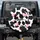 Black White Cowhide Pink Hearts Moo - Farmhouse Decor Gift for Cow Lover Spare Tire Cover - 1