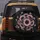 Pink Sunflowers Dark Butterflies Black Shadowy Botanical Garden - Home Decor Gift Spare Tire Cover - 5