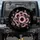 Pink Sunflowers Dark Butterflies Black Shadowy Botanical Garden - Home Decor Gift Spare Tire Cover - 1
