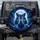 Snarling Wolf Blue Lightning Glowing Eyes Full Moon Dark Cosmic Night Sky - Wildlife Lover Gift Spare Tire Cover - 1