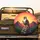Peregrine Falcon Mountain Sunset Pine Forest Landscape - Wildlife Lover Gift for Adventurers Spare Tire Cover - 2