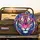 Tiger Face Emerald Green Eyes Orange Purple Fur Pink Nose - Wildlife Lover Gift Spare Tire Cover - 2