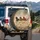 Strong Galloping Horses Kicking Dust Trails - Horse Lover Gift Spare Tire Cover - 3
