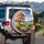 Winding Dirt Path Autumn Tree Landscape - Nature Lover Gift Spare Tire Cover - 3