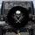 Distressed Grunge Skull Skeletal Hands Rock Gesture Lightning - Music Fan Gift Spare Tire Cover - 1