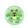 Waving Cartoon Frog Orange Eyes Pink Tongue Lily Pads Aquatic Garden - Nature Wildlife Gift Spare Tire Cover - 4