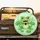 Waving Cartoon Frog Orange Eyes Pink Tongue Lily Pads Aquatic Garden - Nature Wildlife Gift Spare Tire Cover - 2