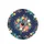 Large Coral Pink Daisies Yellow Blossoms White Flowers Teal Blue Leaves - Car Decor Gift Spare Tire Cover - 4