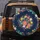 Large Coral Pink Daisies Yellow Blossoms White Flowers Teal Blue Leaves - Car Decor Gift Spare Tire Cover - 5