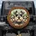 Expressive Miniature Schnauzer Dogs with Textured Backdrop - Dog Lover Vehicle Accessory Gift Spare Tire Cover - 1