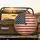 Grand Distressed American Flag - Independence Day Gift for Veterans Spare Tire Cover - 2