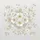 White Flowers Golden Yellow Centers Tan Leaves Branches - Everyday Vehicle Accessory Spare Tire Cover - 6