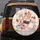 Good Mornin' Cartoon Cats Strawberries Coffee Cupcakes - Everyday Travel Gift Spare Tire Cover - 5