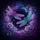 Dragonflies Purple Teal Roses Cosmic Sky - Nature Lover Home Decor Gift Spare Tire Cover - 6