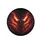 Fierce Predatory Golden Orange Slit Eyes Fiery Smoke Energy Aura - Adventure Seeker Gift Spare Tire Cover - 4