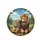 Lion Tiger American Flag Patriotic Bow Tie - Adventure Wildlife Lover Gift Spare Tire Cover - 4