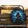 Terrifying Grim Reaper Skeletal Face Electric Blue Energy Dark Crystal - Car Accessory Gift Spare Tire Cover - 2
