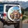 Happy Chihuahua Dogs Argyle Bow Tie Car Ride - Pet Lover Gift Spare Tire Cover - 3