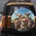 Happy Chihuahua Dogs Argyle Bow Tie Car Ride - Pet Lover Gift Spare Tire Cover - 5