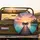 Sunset Boardwalk Tropical Bungalows - Travel Essentials Gift for Tropical Lover Spare Tire Cover - 2