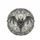 Spreading Bat Gothic Swirls Art Nouveau Leafy Floral - Wildlife Lover Home Decor Gift Spare Tire Cover - 4