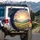 Luminous Sun Mountain Wildflower Cherry Blossom - Travel Essentials Gift Spare Tire Cover - 3