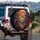 Majestic Cheetah Floral Moon Night - Wildlife Lover Gift Spare Tire Cover - 3