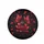 Vibrant Red Butterflies Crimson Flower Swirling Vines - Wildlife Lover Gift Spare Tire Cover - 4