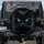 Majestic Black Cat Face Emerald Green Eyes - Wildlife Lover Gift for Cat Owners Spare Tire Cover - 1