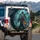 Zombie Jack-o'-Lantern Haunted Mansion Gnarled Trees Halloween Decoration for Horror Fans Spare Tire Cover - 3