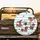 Dachshunds Red Sweaters Paw Prints Bone Shapes Rich - Dog Lover Gift Spare Tire Cover - 2