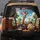 Giraffe Hamster Driving Car with Penguins - Road Trip Gift for Animal Lovers Spare Tire Cover - 5