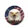 Bald Eagle American Flag - Patriotic Pride Wildlife Lover Gift Spare Tire Cover - 4