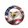 Bald Eagle American Flag Patriotic Celebration - Independence Day Gift for Veterans Spare Tire Cover - 4