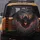 Menacing Black Dragon Horned Head Gothic Ruins - Dark Fantasy Lover Gift Spare Tire Cover - 5