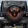 Menacing Black Dragon Horned Head Gothic Ruins - Dark Fantasy Lover Gift Spare Tire Cover - 1