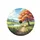 Winding Dirt Path Rolling Hills Autumn Tree Wildflowers Scenic Landscape Nature Lover Gift Spare Tire Cover - 4