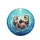 Playful Vocal Otters Interacting Effervescent Blue Water - Aquatic Wildlife Lover Gift Spare Tire Cover - 4