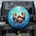 Playful Vocal Otters Interacting Effervescent Blue Water - Aquatic Wildlife Lover Gift Spare Tire Cover - 1