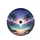 Full Moon Ocean Waves Tropical Palm Trees Beach Stars - Coastal Lifestyle Gift Spare Tire Cover - 4