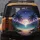 Full Moon Ocean Waves Tropical Palm Trees Beach Stars - Coastal Lifestyle Gift Spare Tire Cover - 5